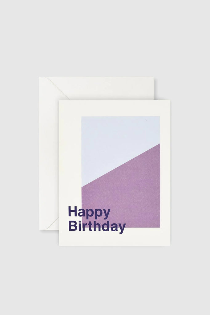 Lettuce - Happy Birthday Mauve Card