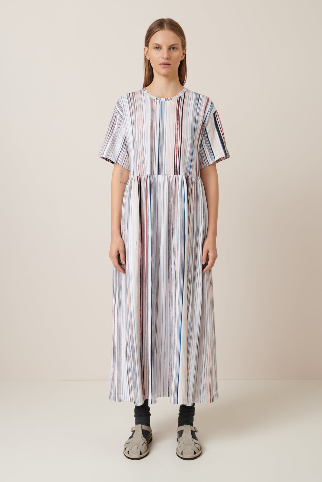 Kowtow - Library Dress - Library Stripe