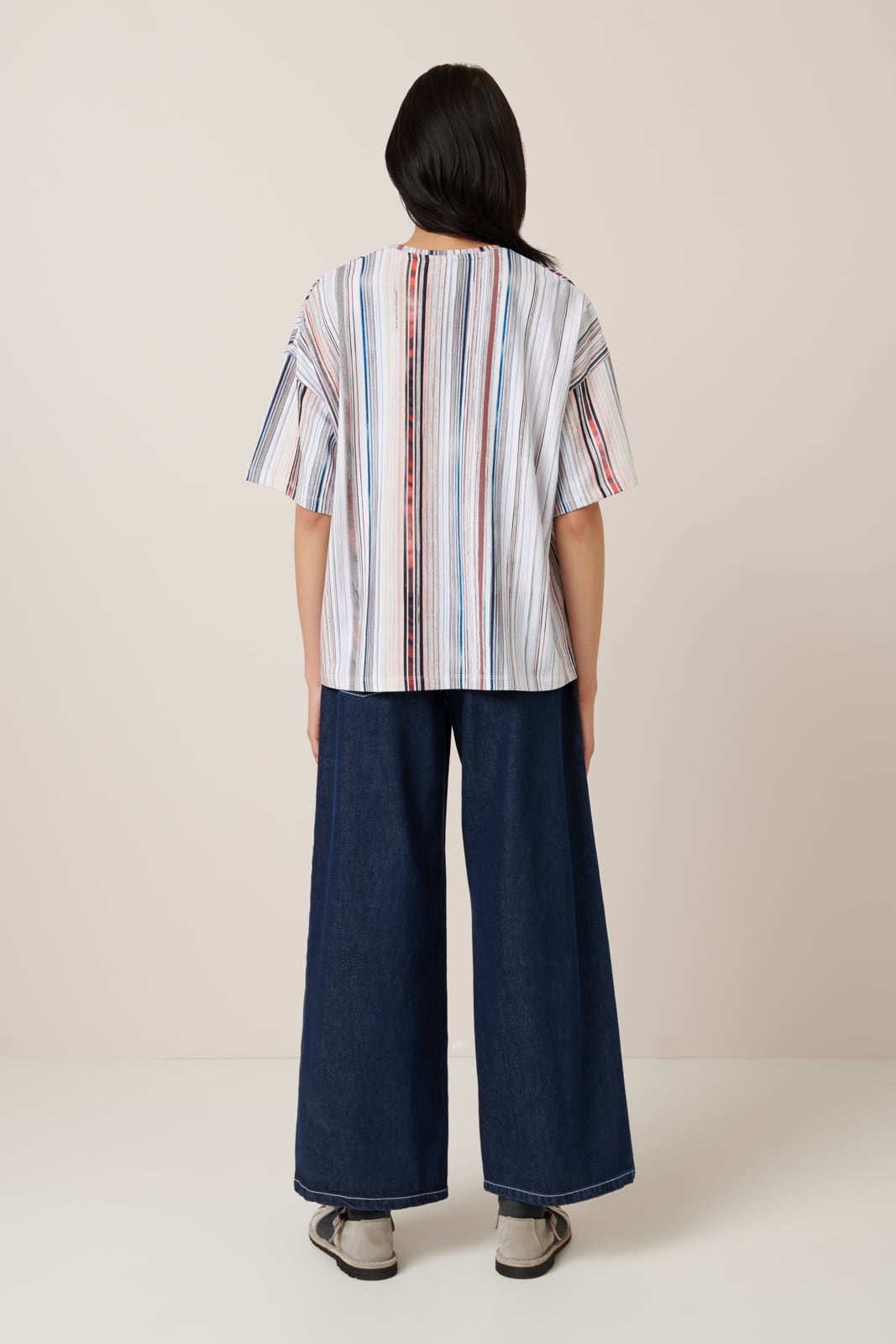 Kowtow - Library Tee - Library Stripe