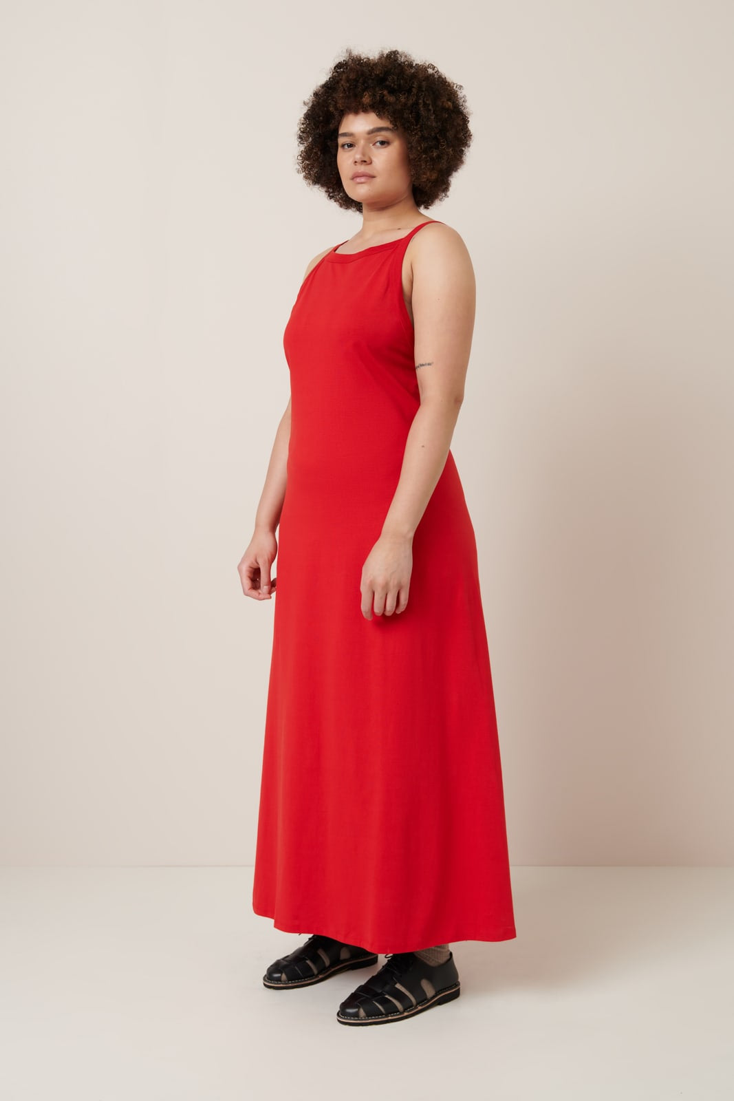 Kowtow - Low Back Dress - Red