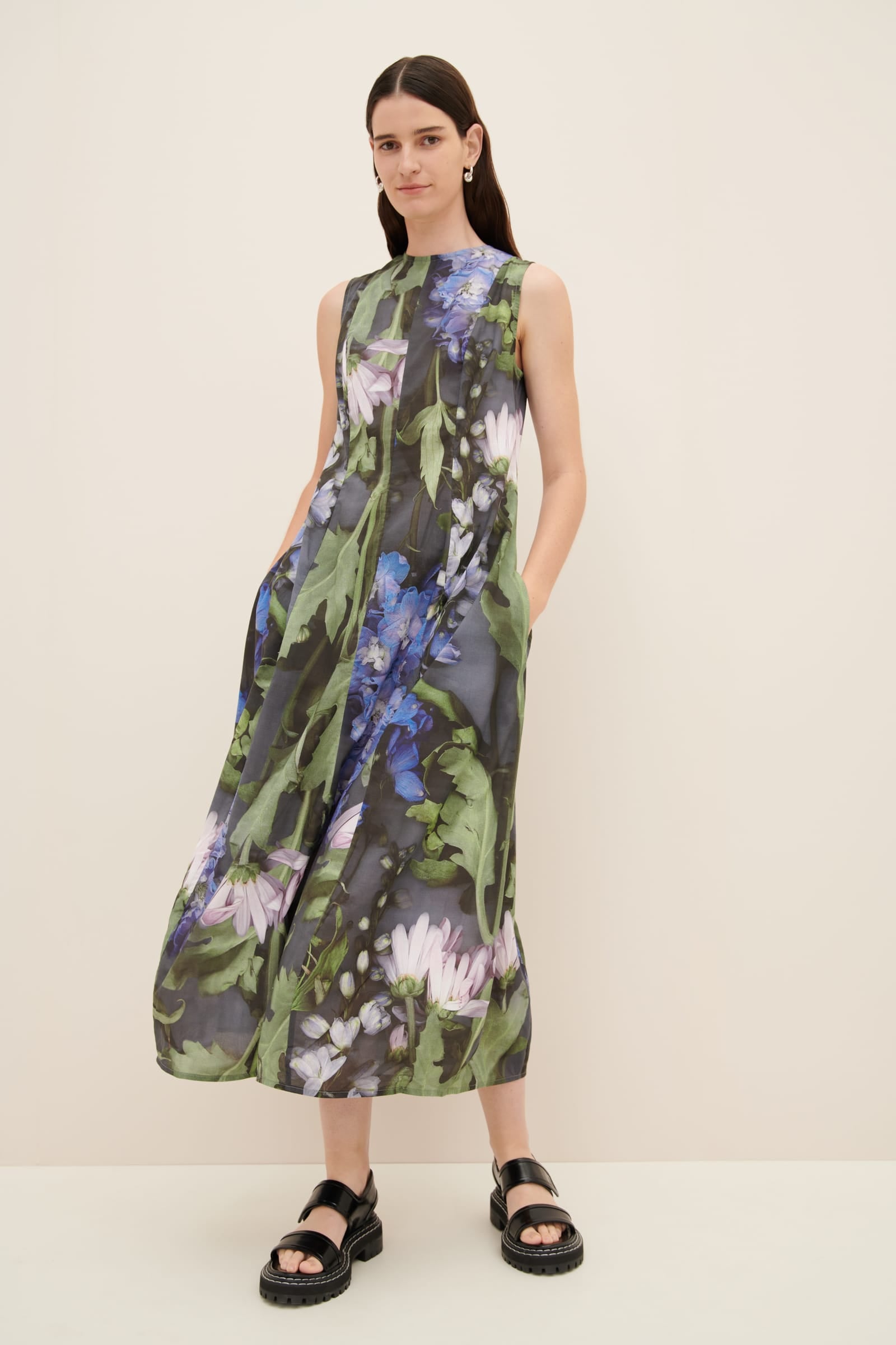 Kowtow - Mosaic Dress - Delphinium