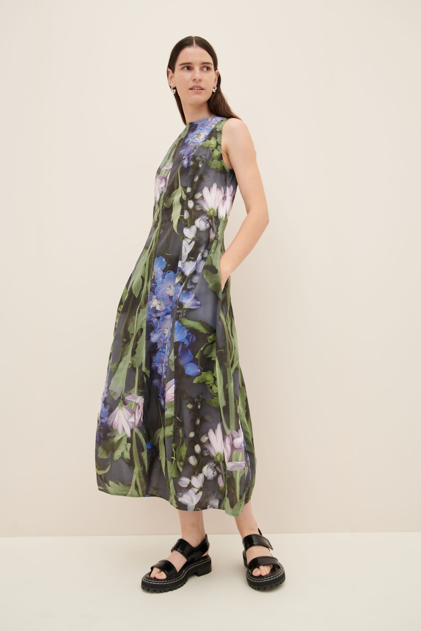 Kowtow - Mosaic Dress - Delphinium