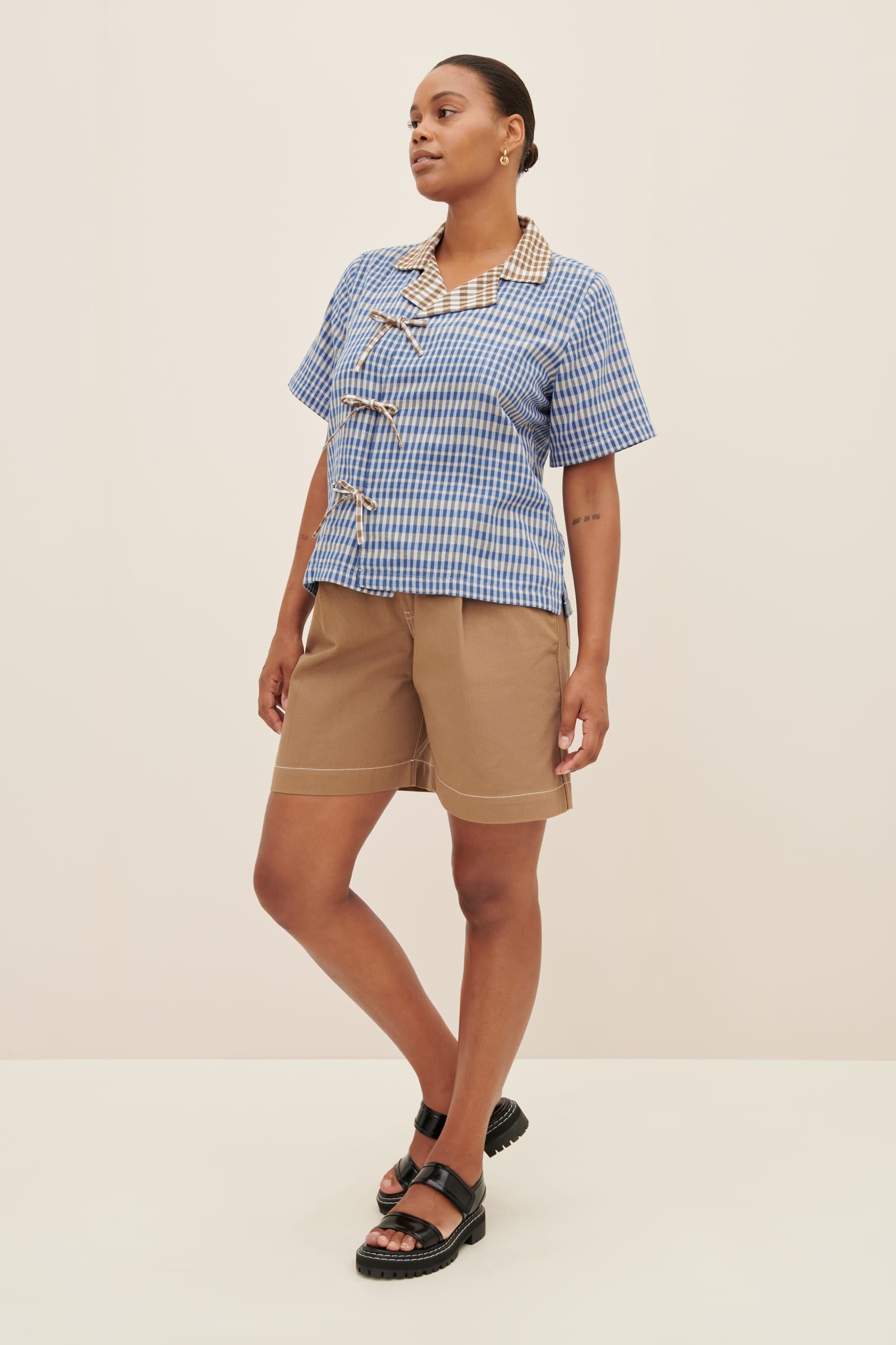 Kowtow - Nautica Top - Duo Check