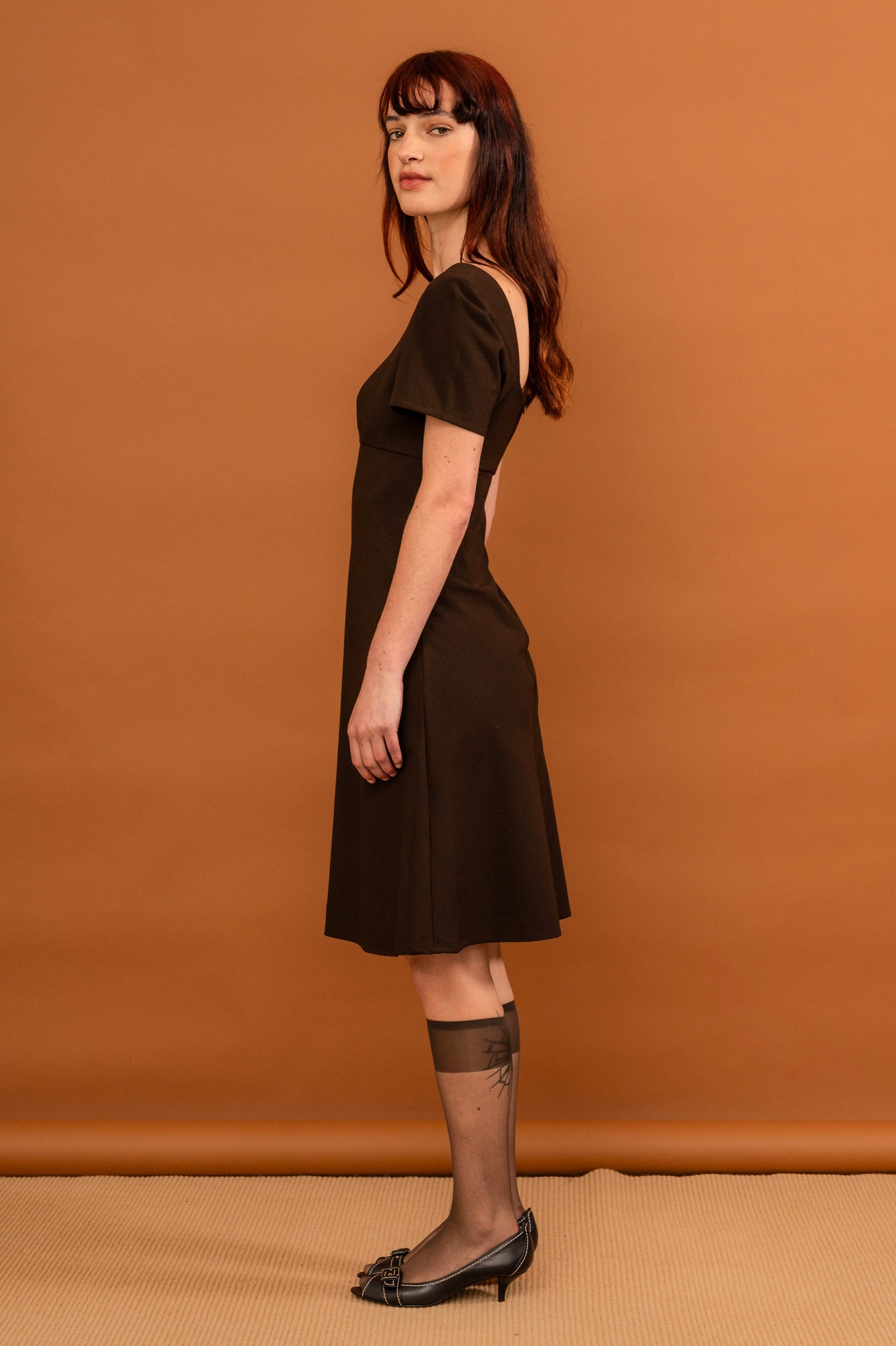 Penny Sage - Nay Dress - Chocolate