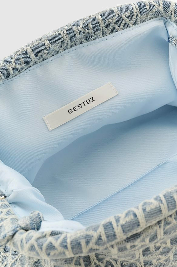 Gestuz - NilaGZ Clutch - Ice Blue Logo