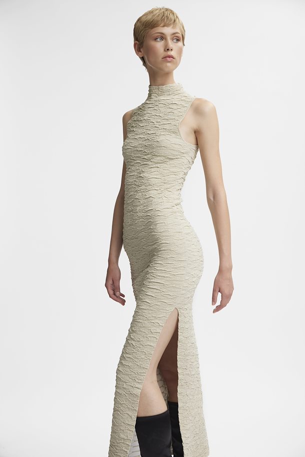 Gestuz - Picca Dress - Off White/Gold