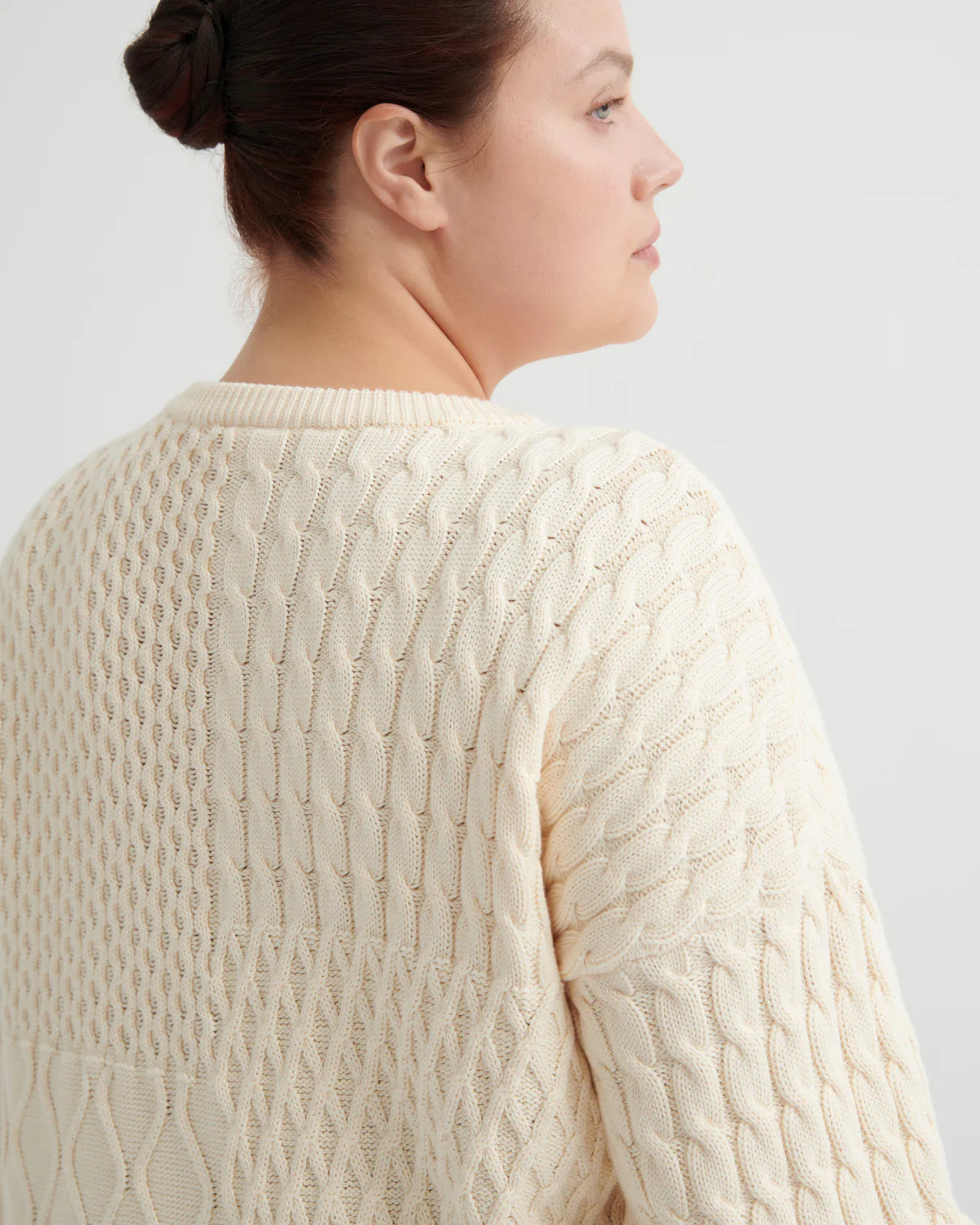 Kowtow - Patchwork Jumper - Chalk