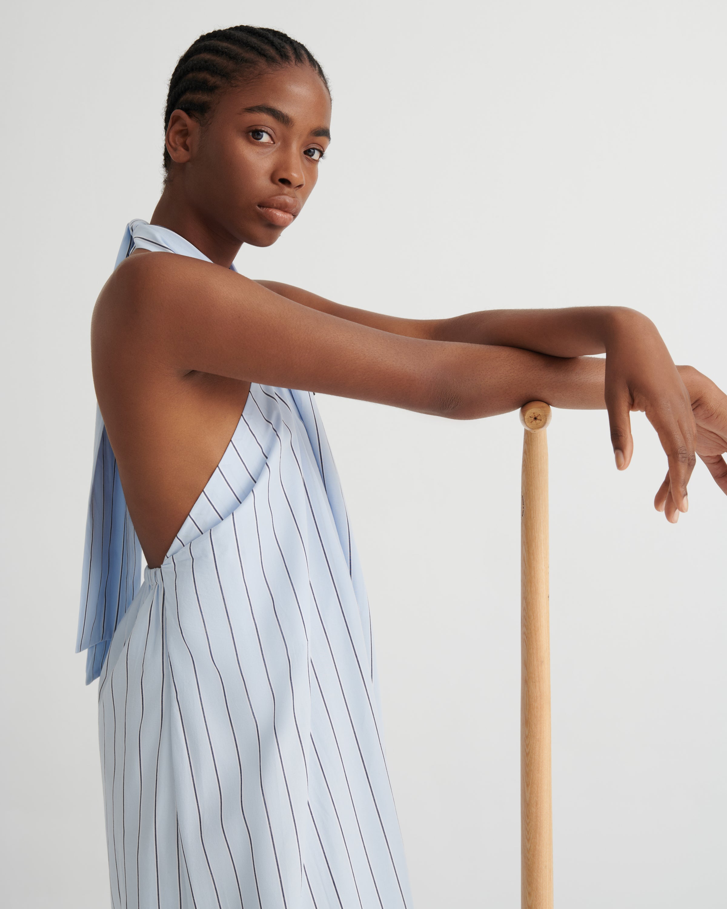 Kowtow - Perception Dress - Cloud Stripe