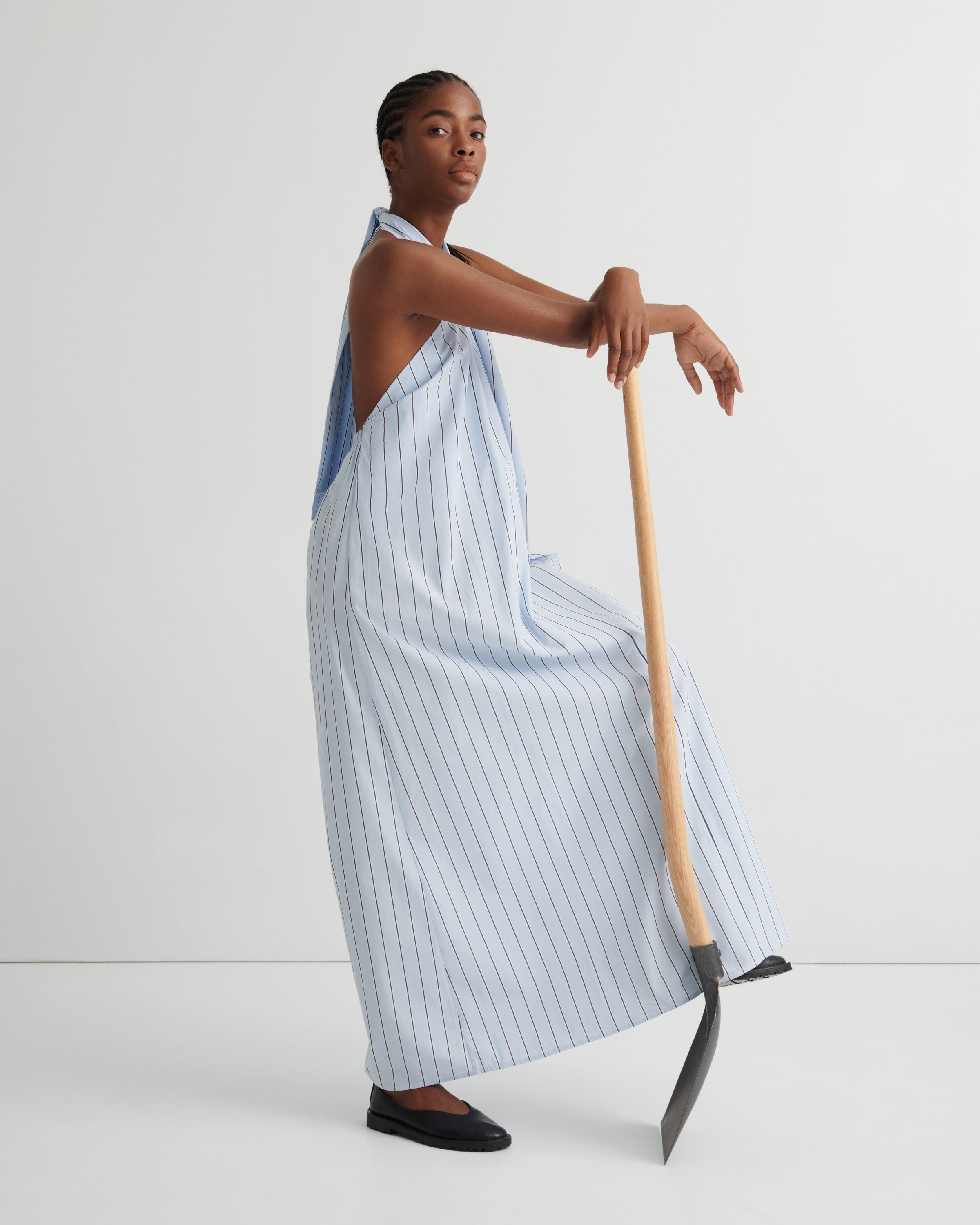 Kowtow - Perception Dress - Cloud Stripe