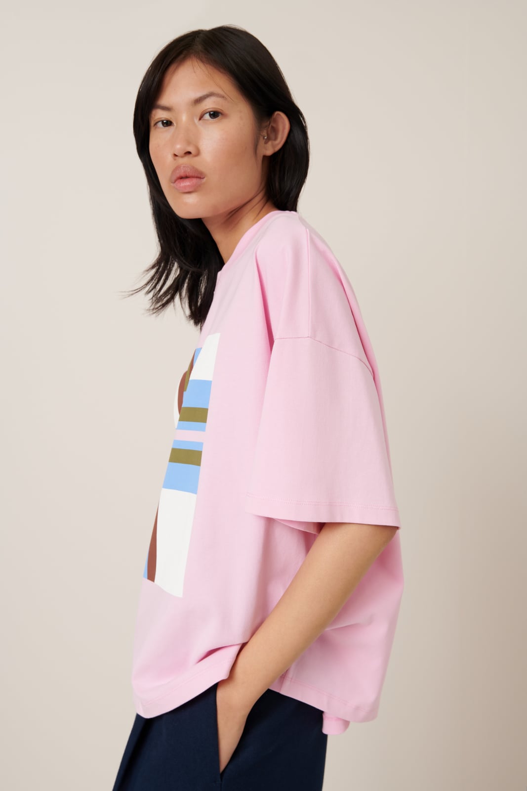 Kowtow - Plaid Tee - Blossom