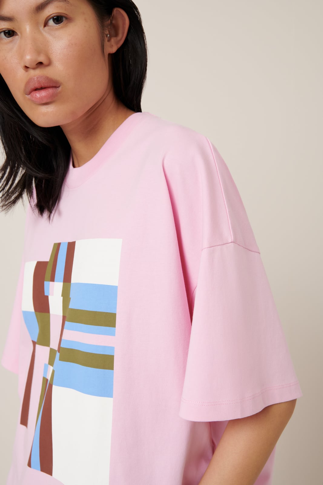 Kowtow - Plaid Tee - Blossom