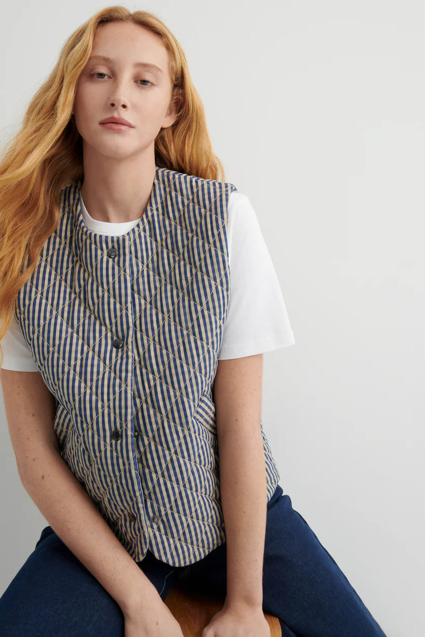 Kowtow – Quilter Vest – Landscape Check