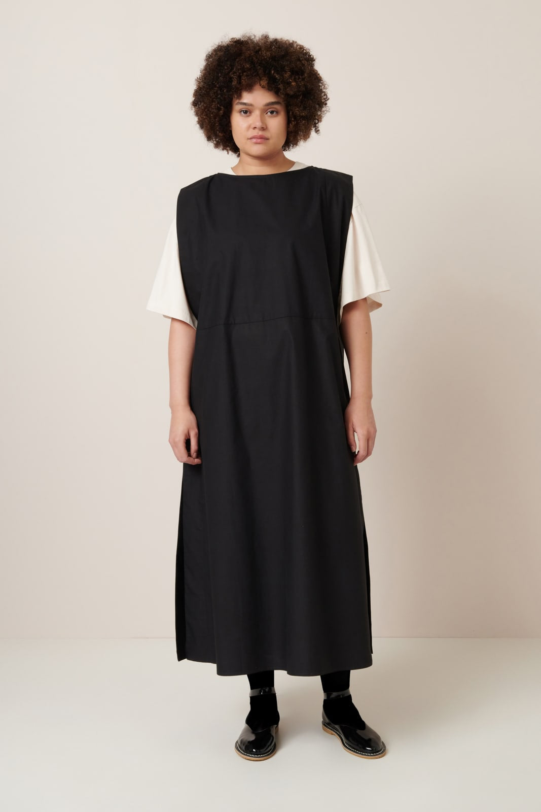 Kowtow - Raven Pinafore - Black