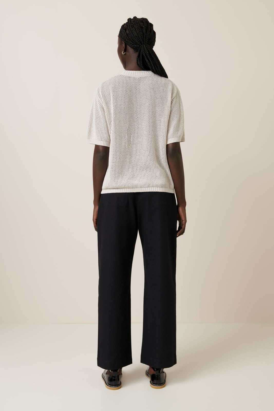 Kowtow - Rosa Tee - Oat Melange