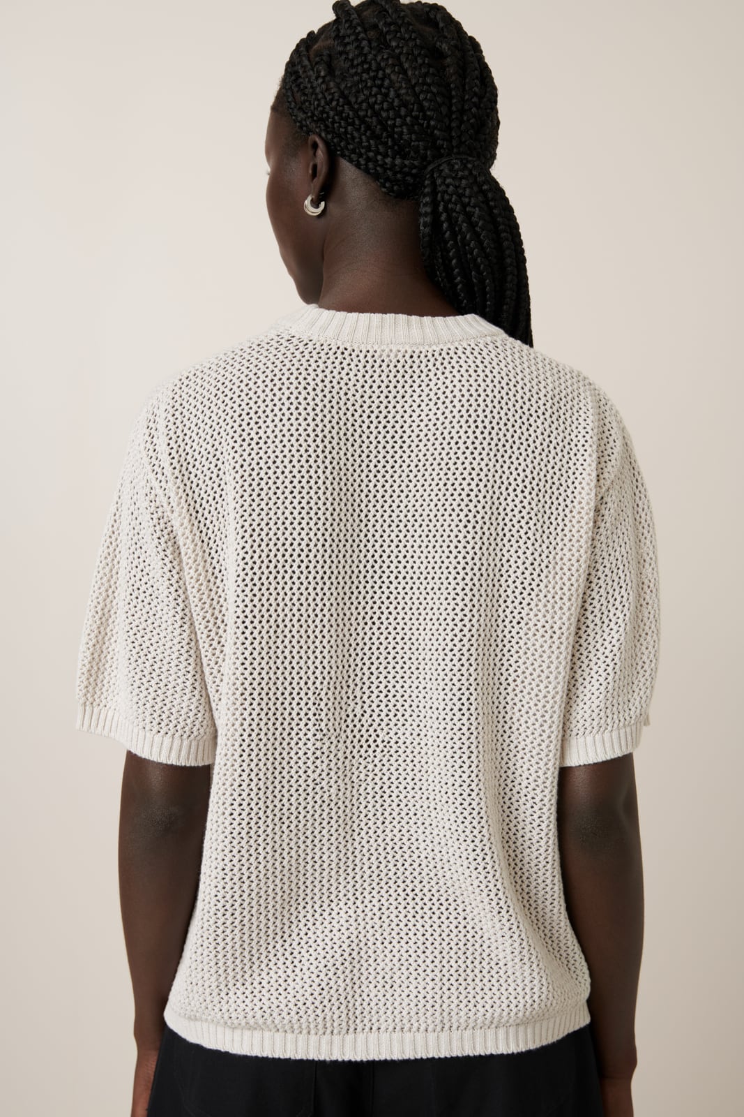 Kowtow - Rosa Tee - Oat Melange