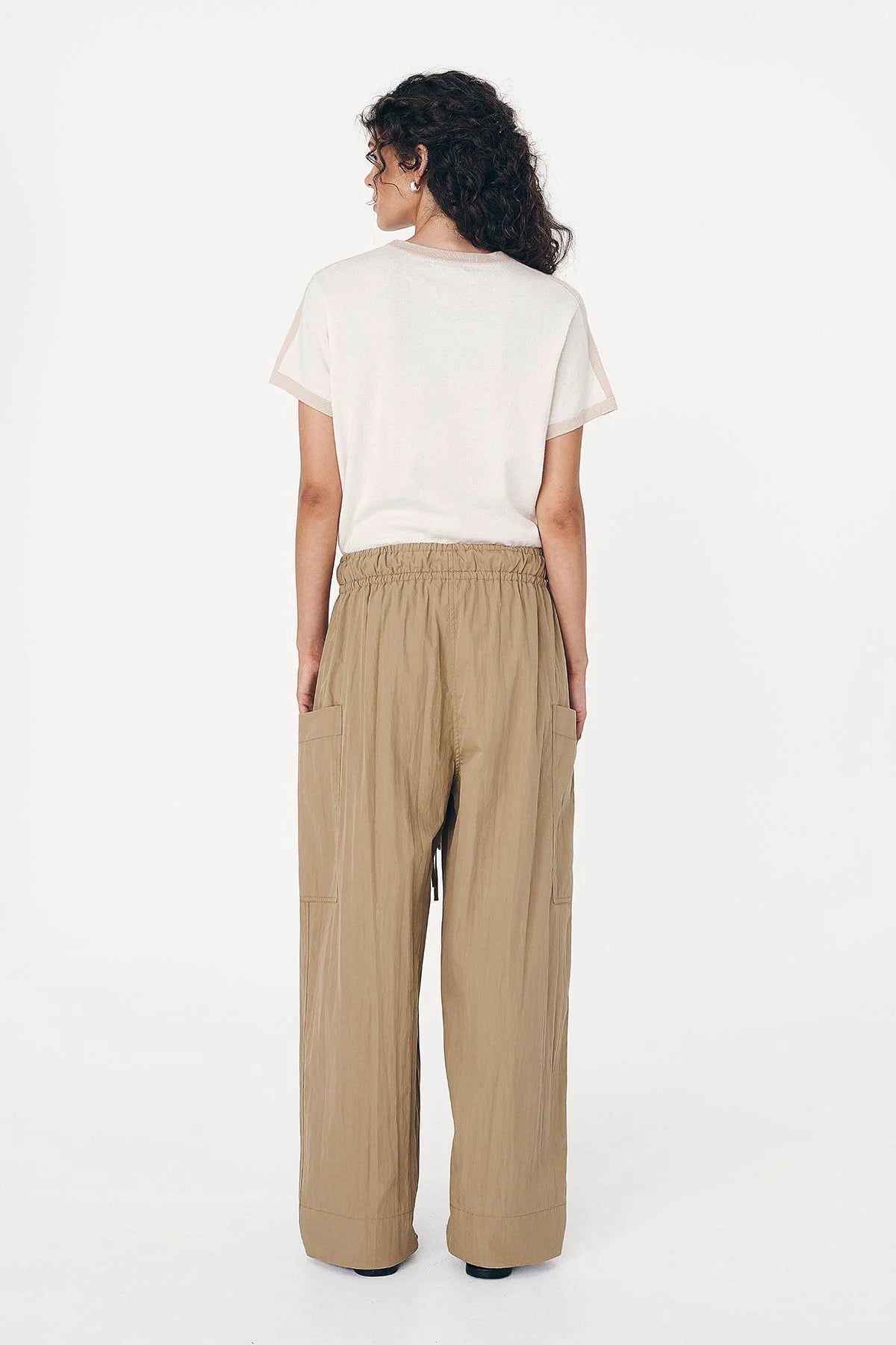 Rowie - Jessica Cargo Pants - Washed Khaki