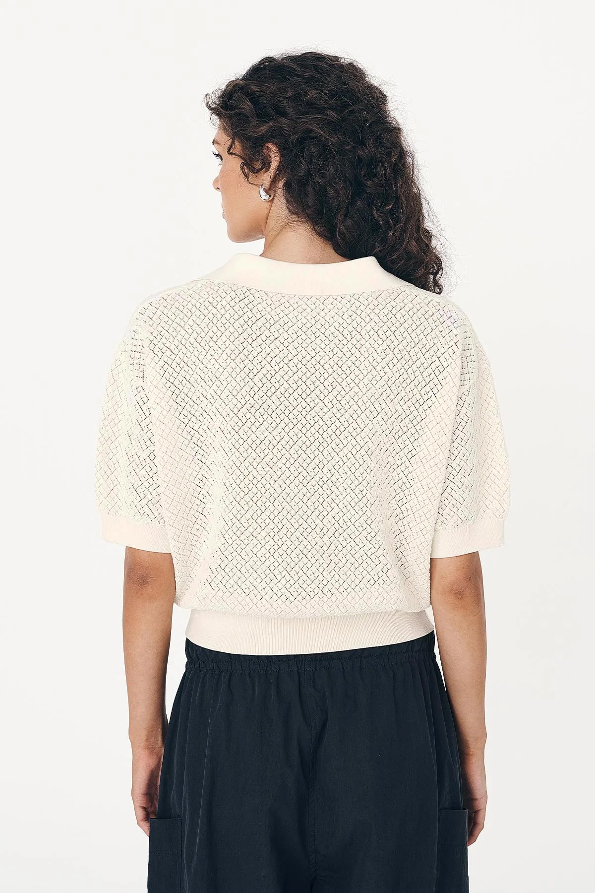 Rowie - Loretta Pointelle Knit - Bone