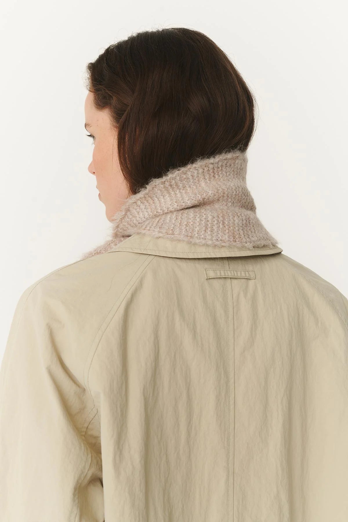 ROWIE - Noa Knit Neckerchief Scarf - Fawn Marle