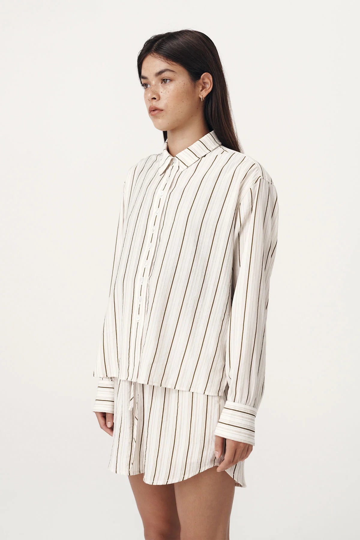 ROWIE - Tia Shorts - Cactus Stripe