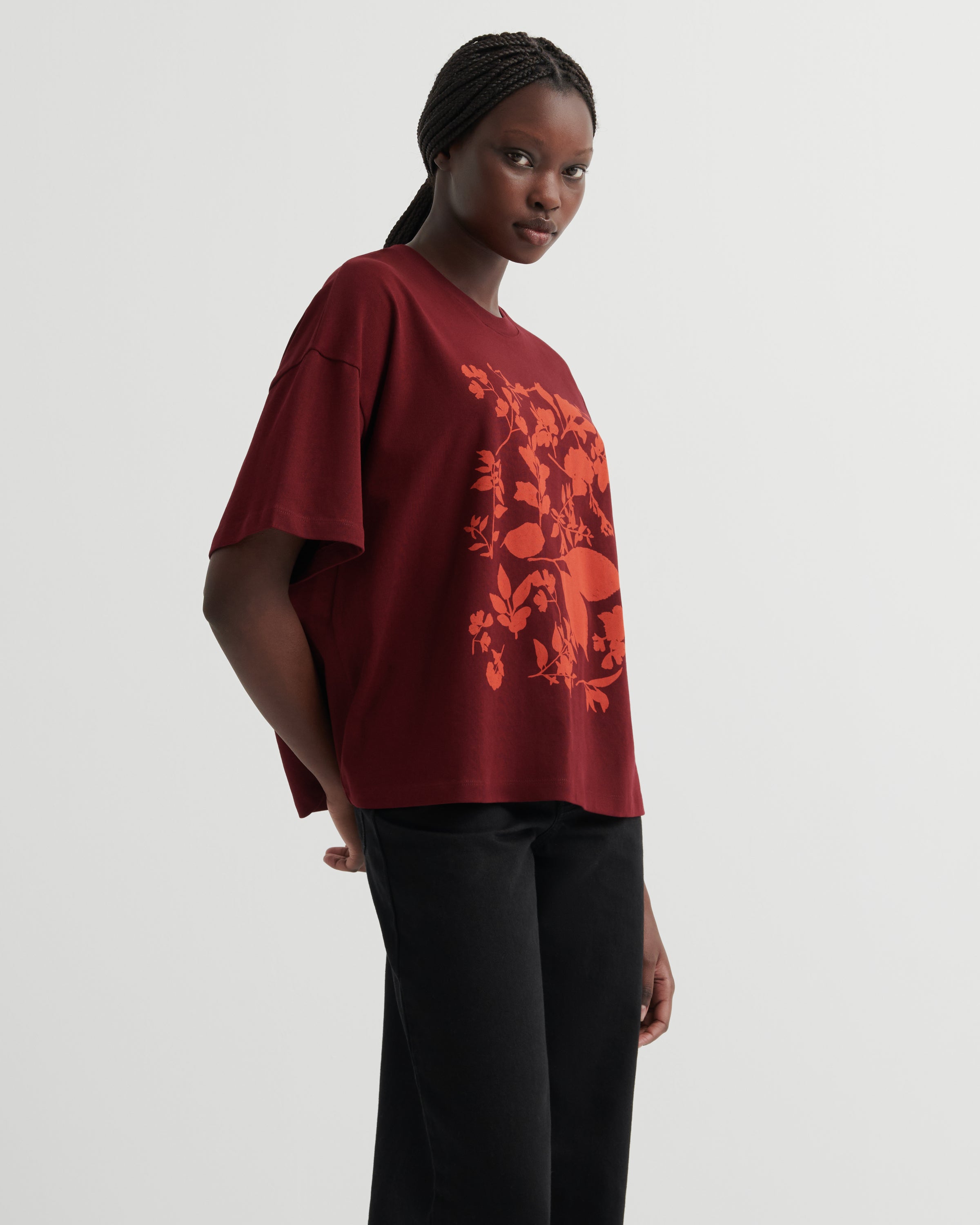 Kowtow - Stencil Tee - Maroon