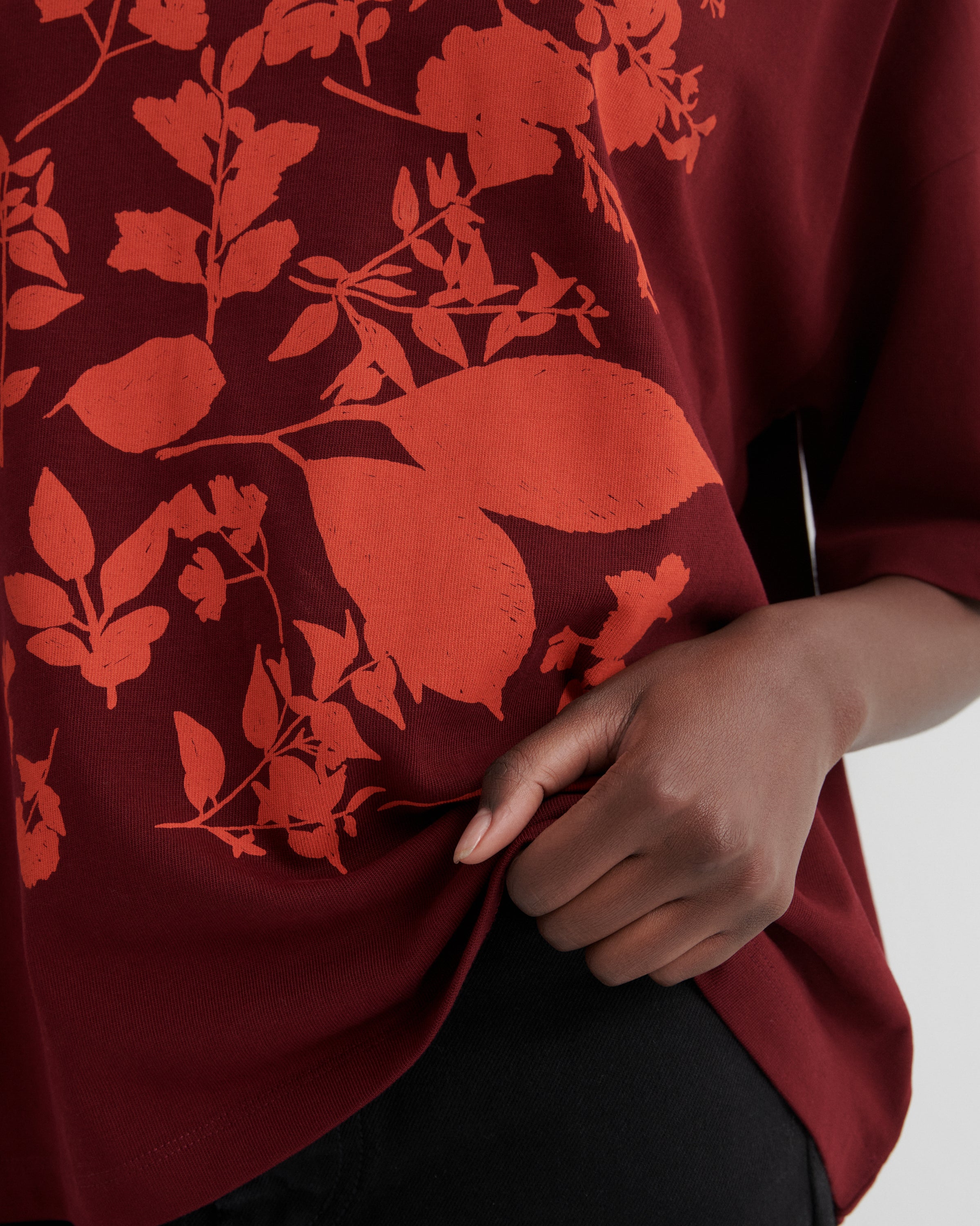 Kowtow - Stencil Tee - Maroon