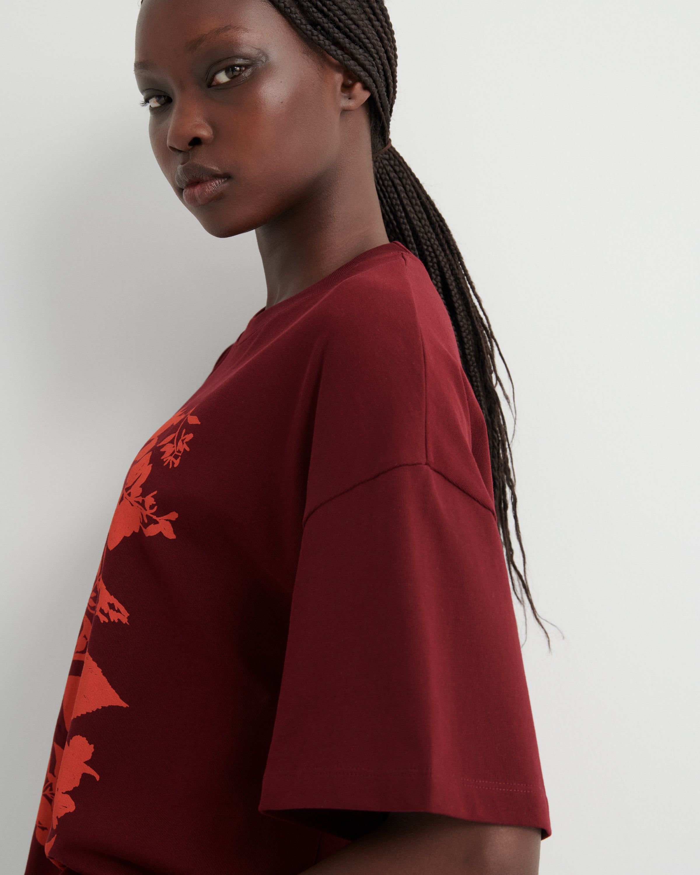 Kowtow - Stencil Tee - Maroon