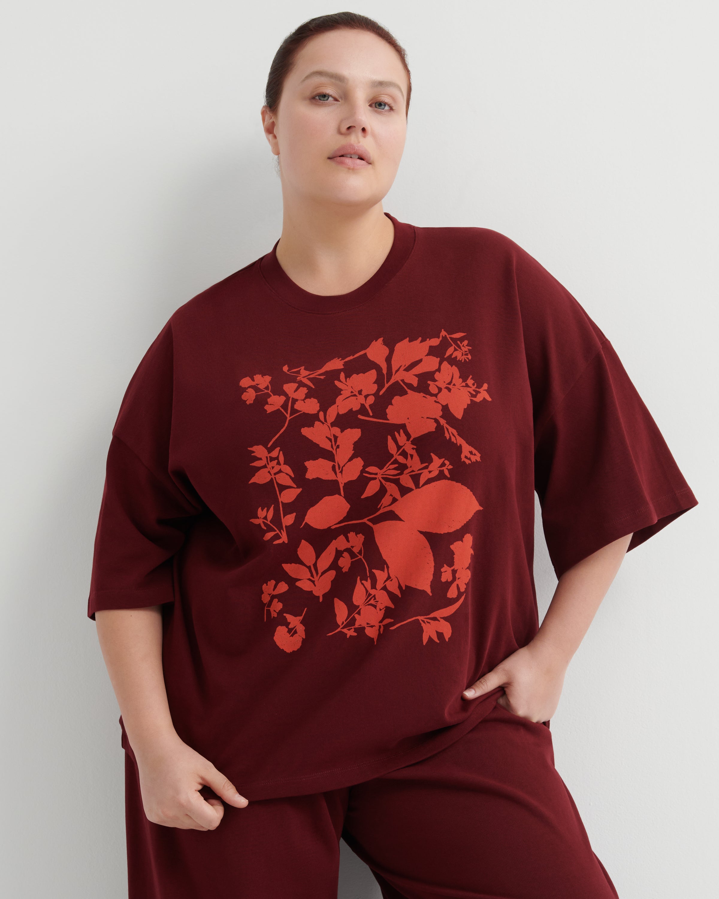 Kowtow - Stencil Tee - Maroon