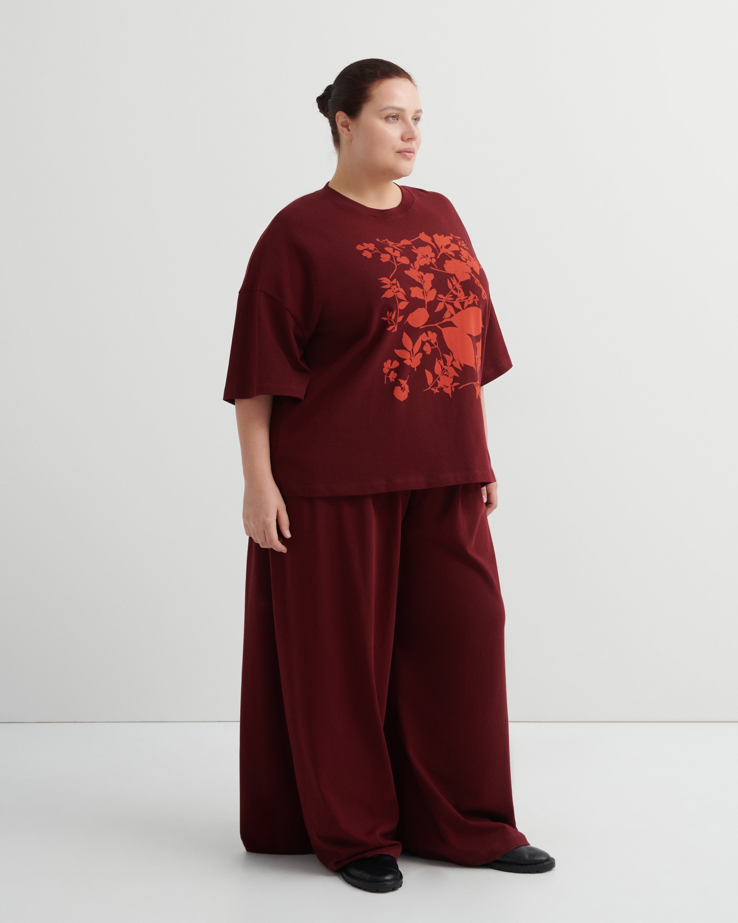 Kowtow - Stencil Tee - Maroon