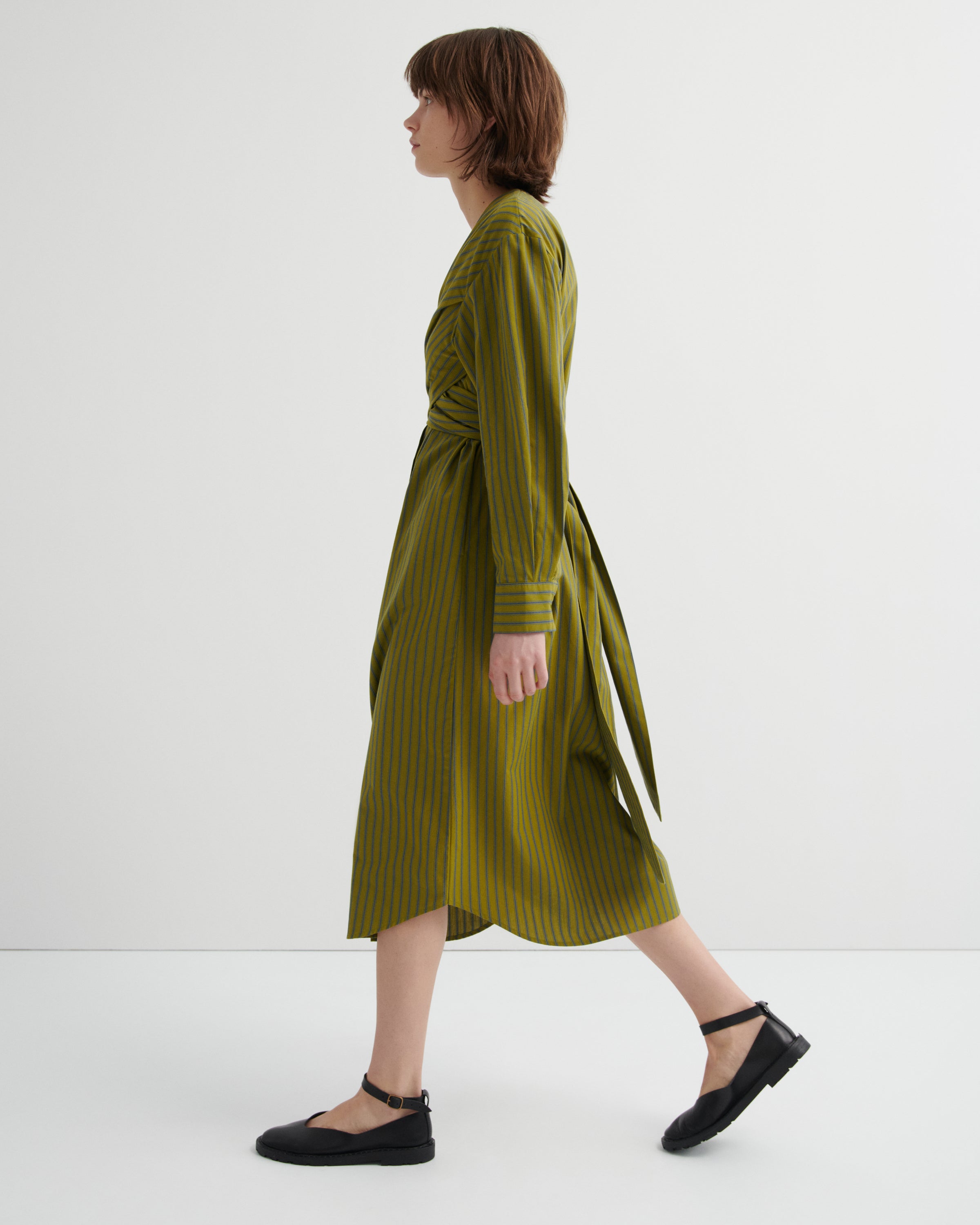 Kowtow – Twist Dress – Artisan Stripe