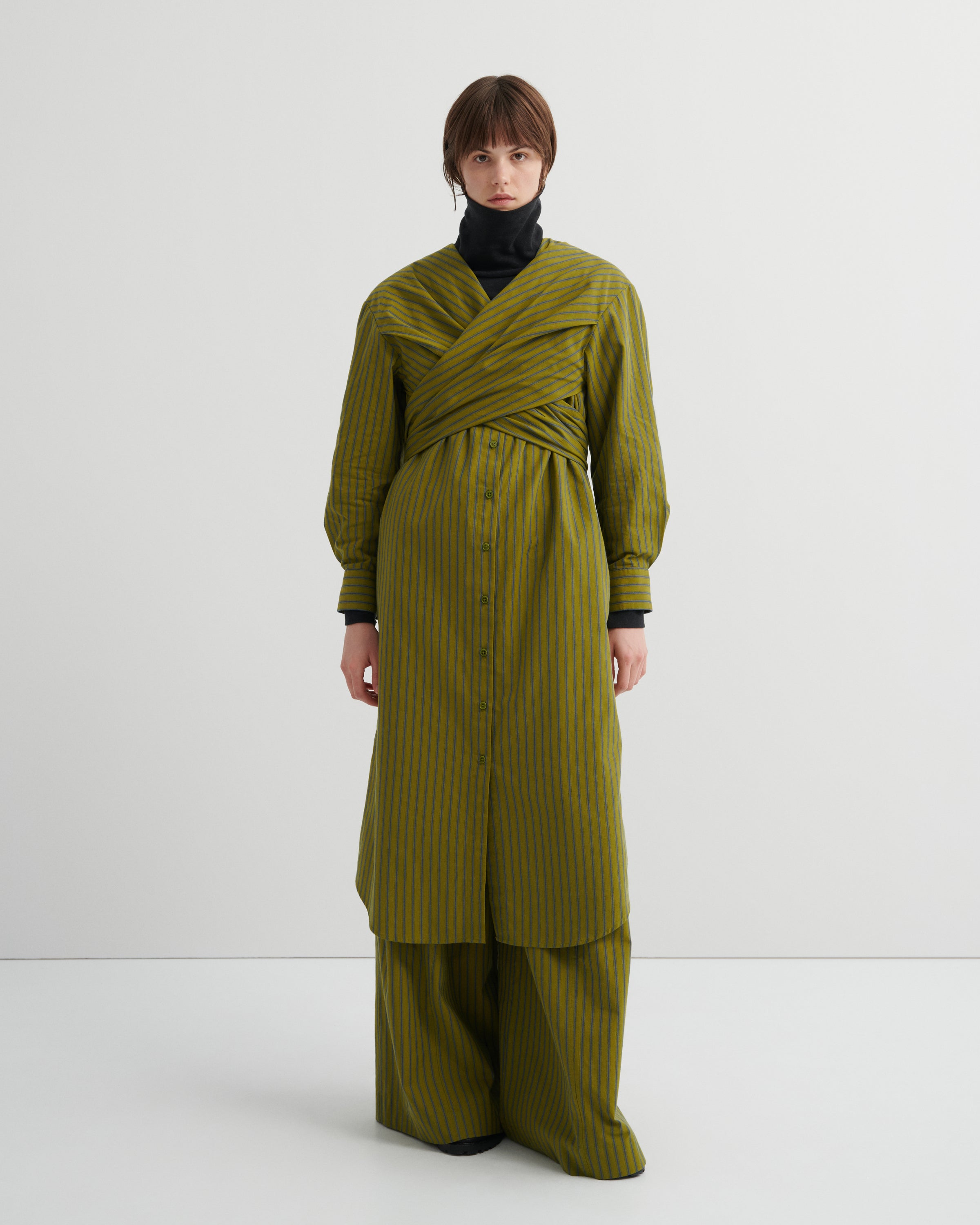 Kowtow – Twist Dress – Artisan Stripe