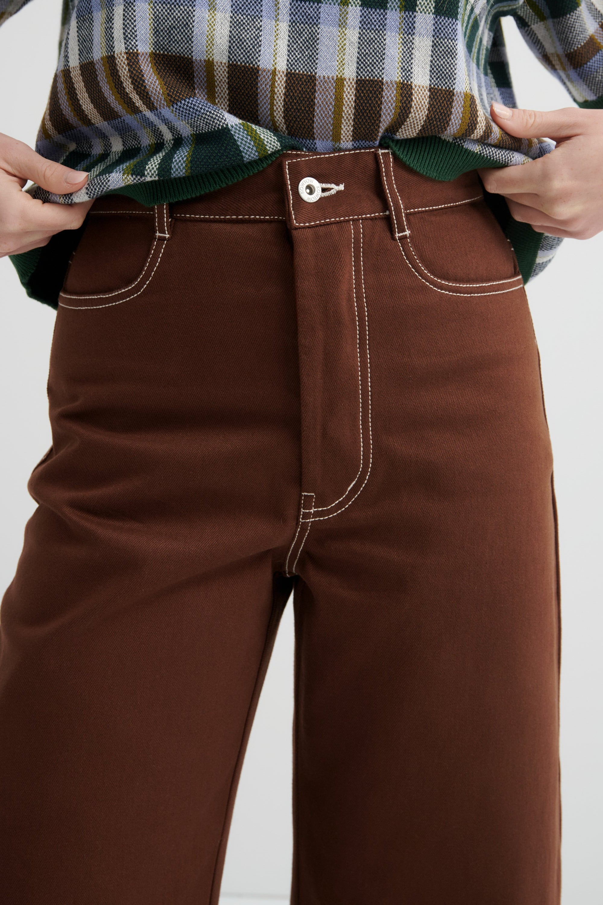 Kowtow - Unity Jeans - Brown Denim
