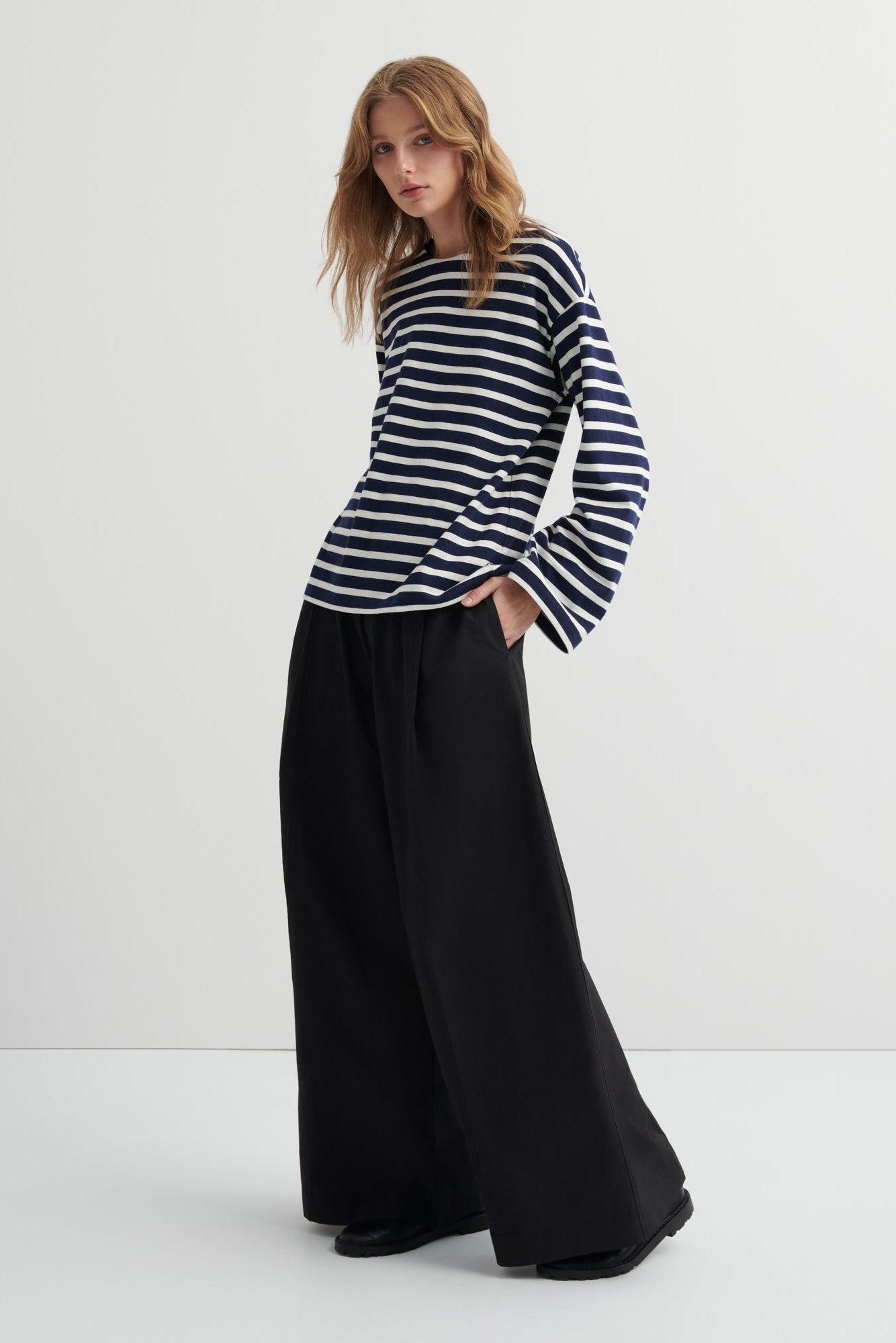 Kowtow - Pierre Tee - Uniform Stripe