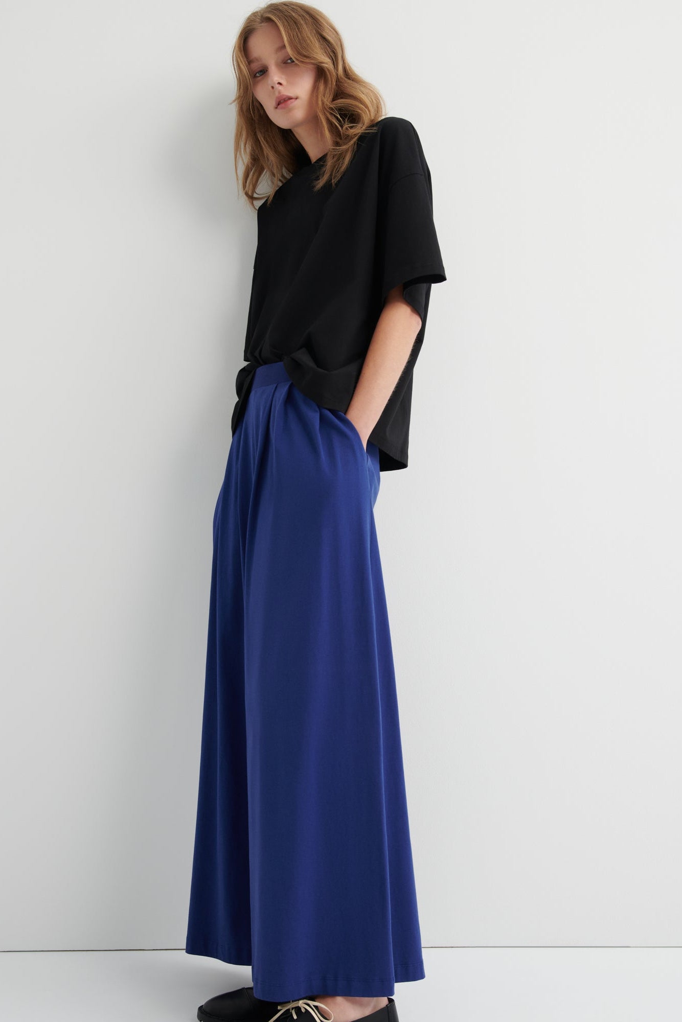 Kowtow - Drape Pant - Factory Blue