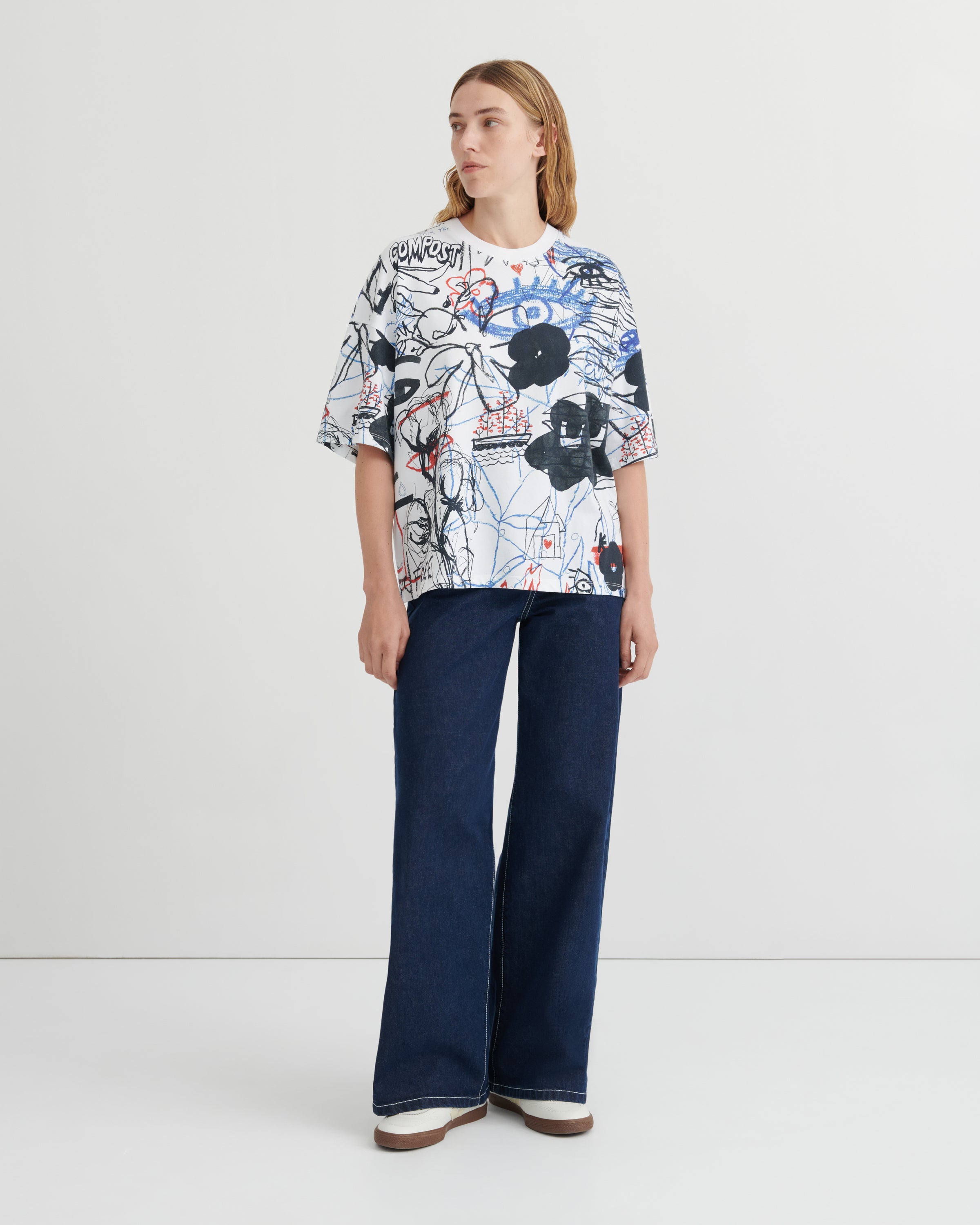 Kowtow - Oversized Boxy Tee - Anniversary Print