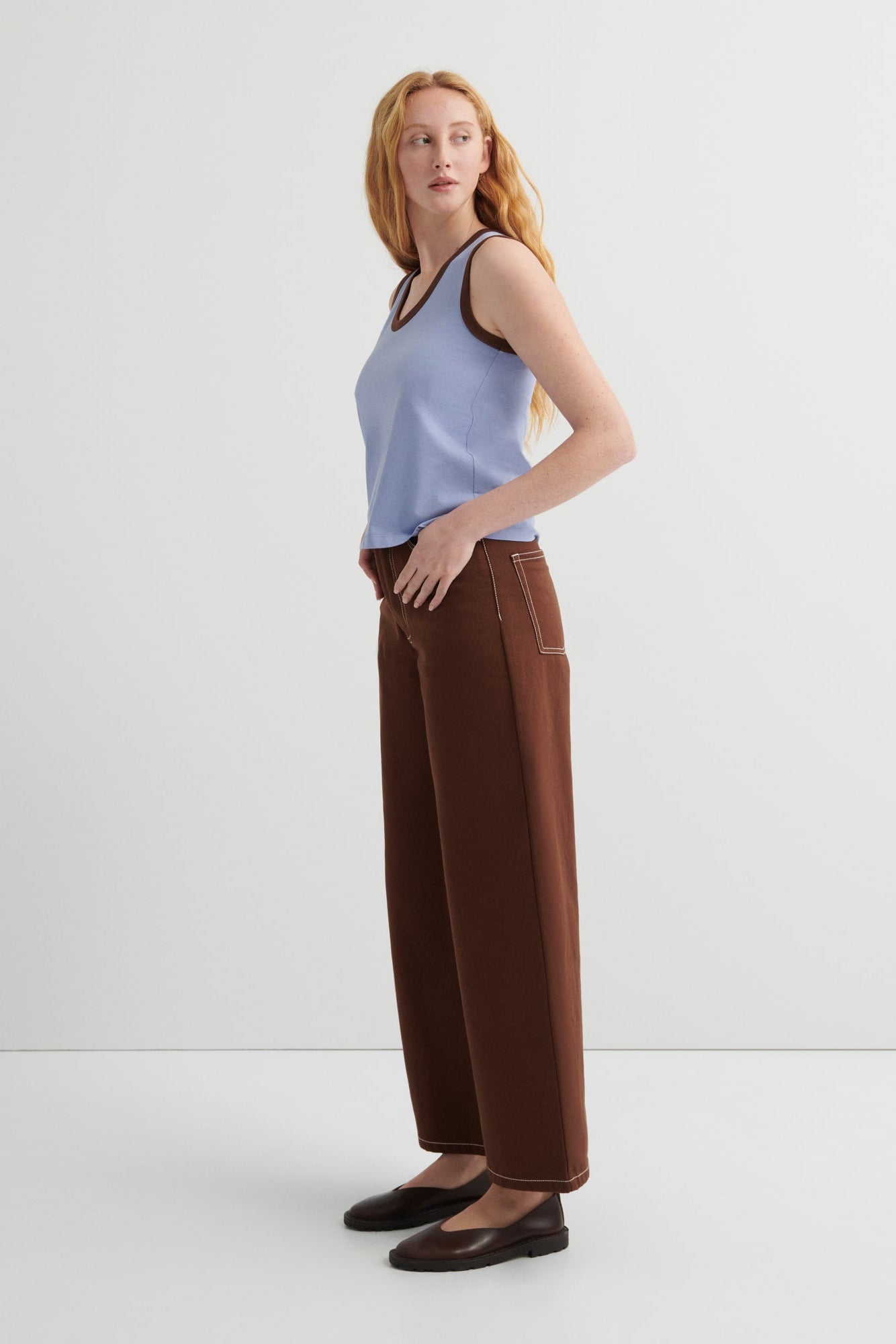Kowtow - Variation Singlet - Periwinkle