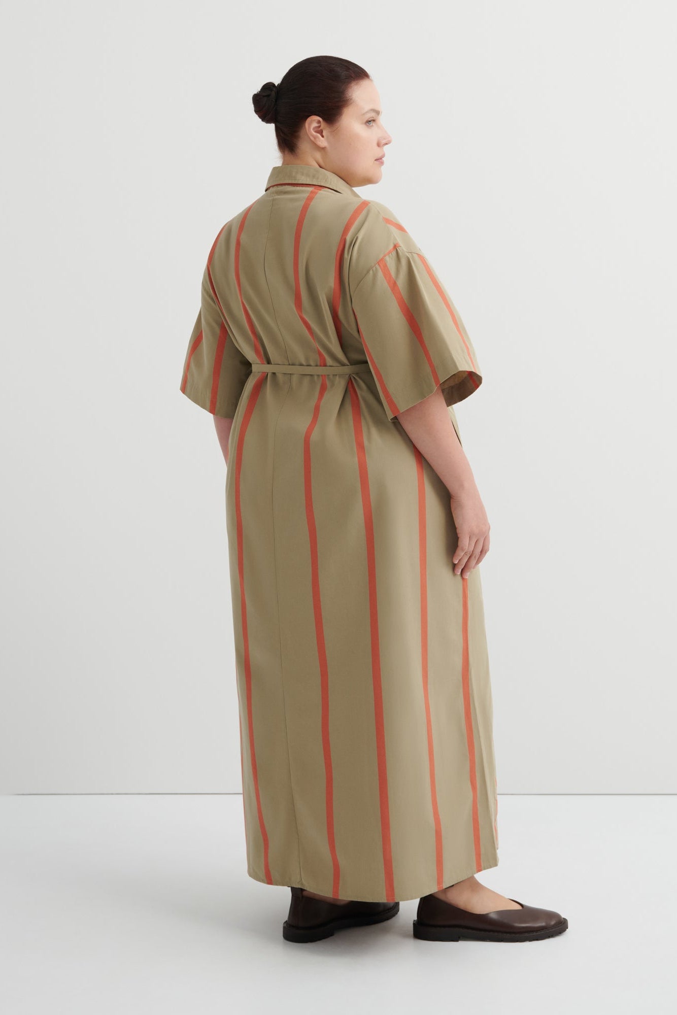 Kowtow - Balance Dress - Nasturtium Stripe