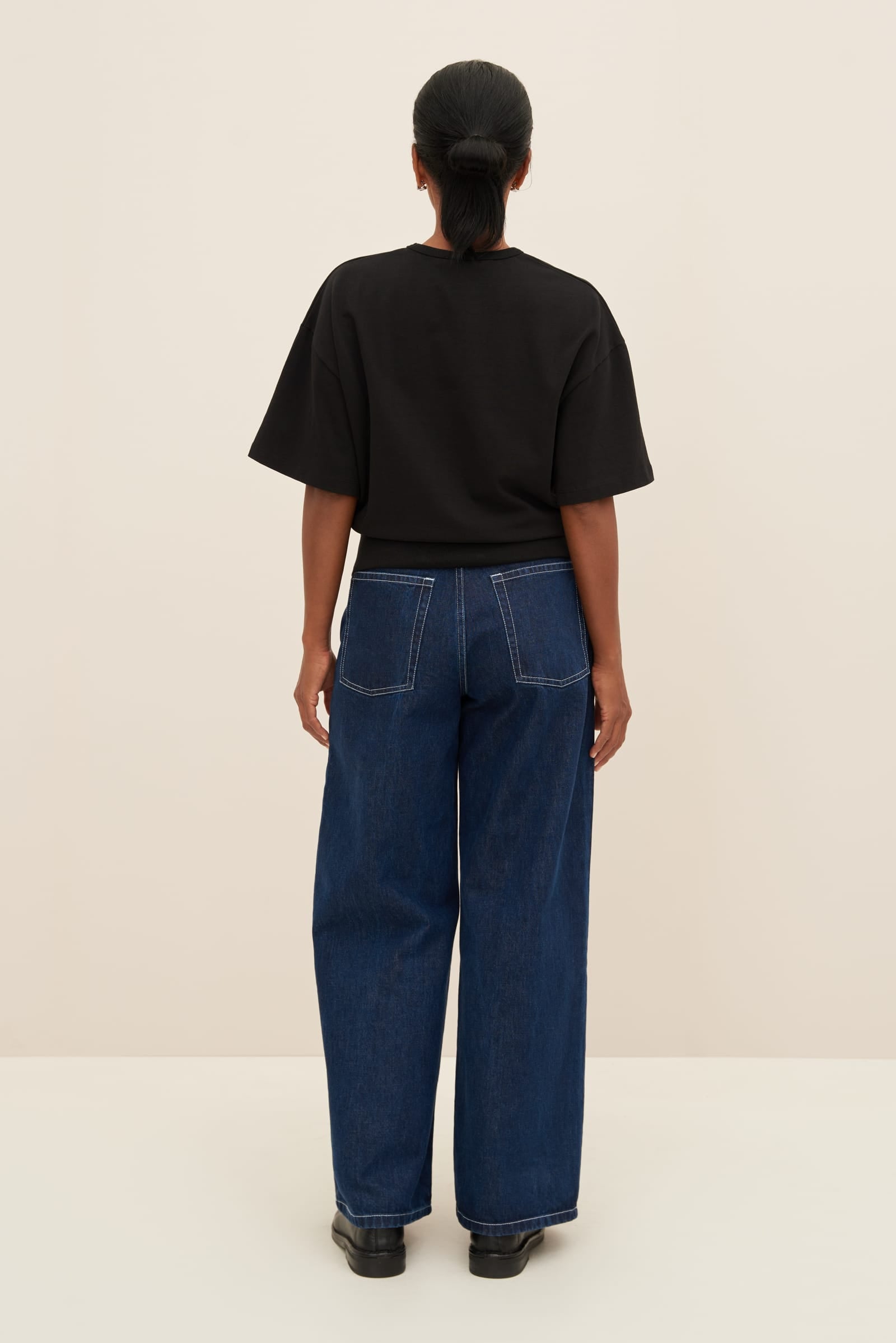 Kowtow - Boxy Rib Tee - Black