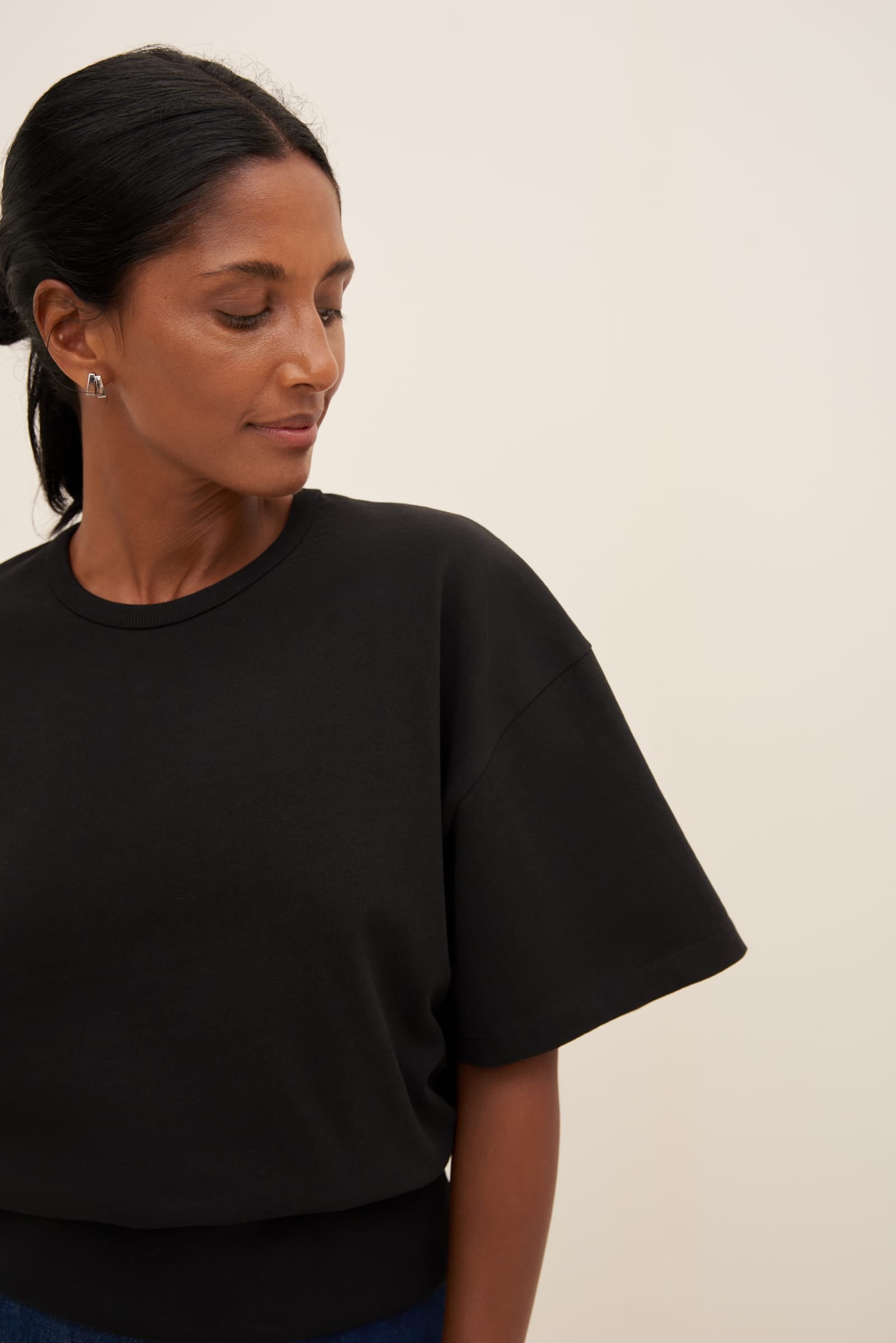 Kowtow - Boxy Rib Tee - Black