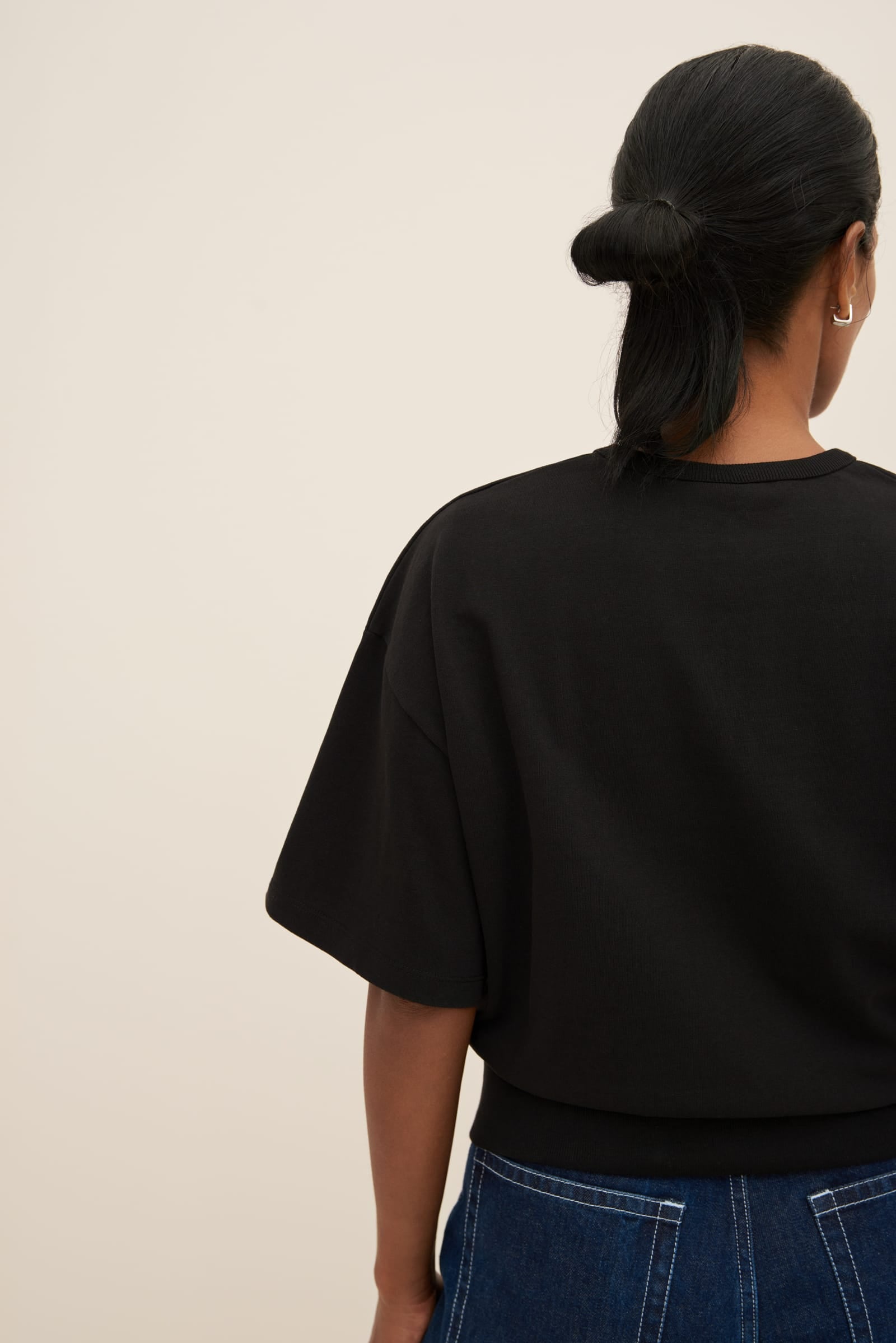 Kowtow - Boxy Rib Tee - Black