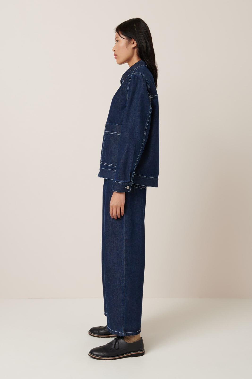 Kowtow - Worker Jacket- Indigo Denim