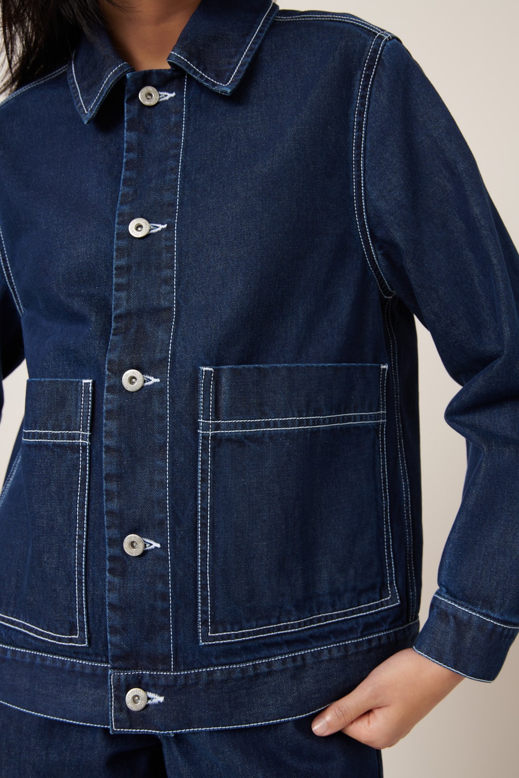 Kowtow - Worker Jacket- Indigo Denim