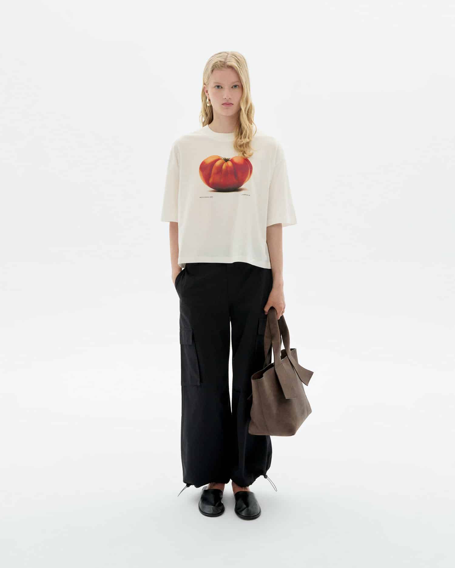 Thinking Mu - Tomaquet Lena Tee - White