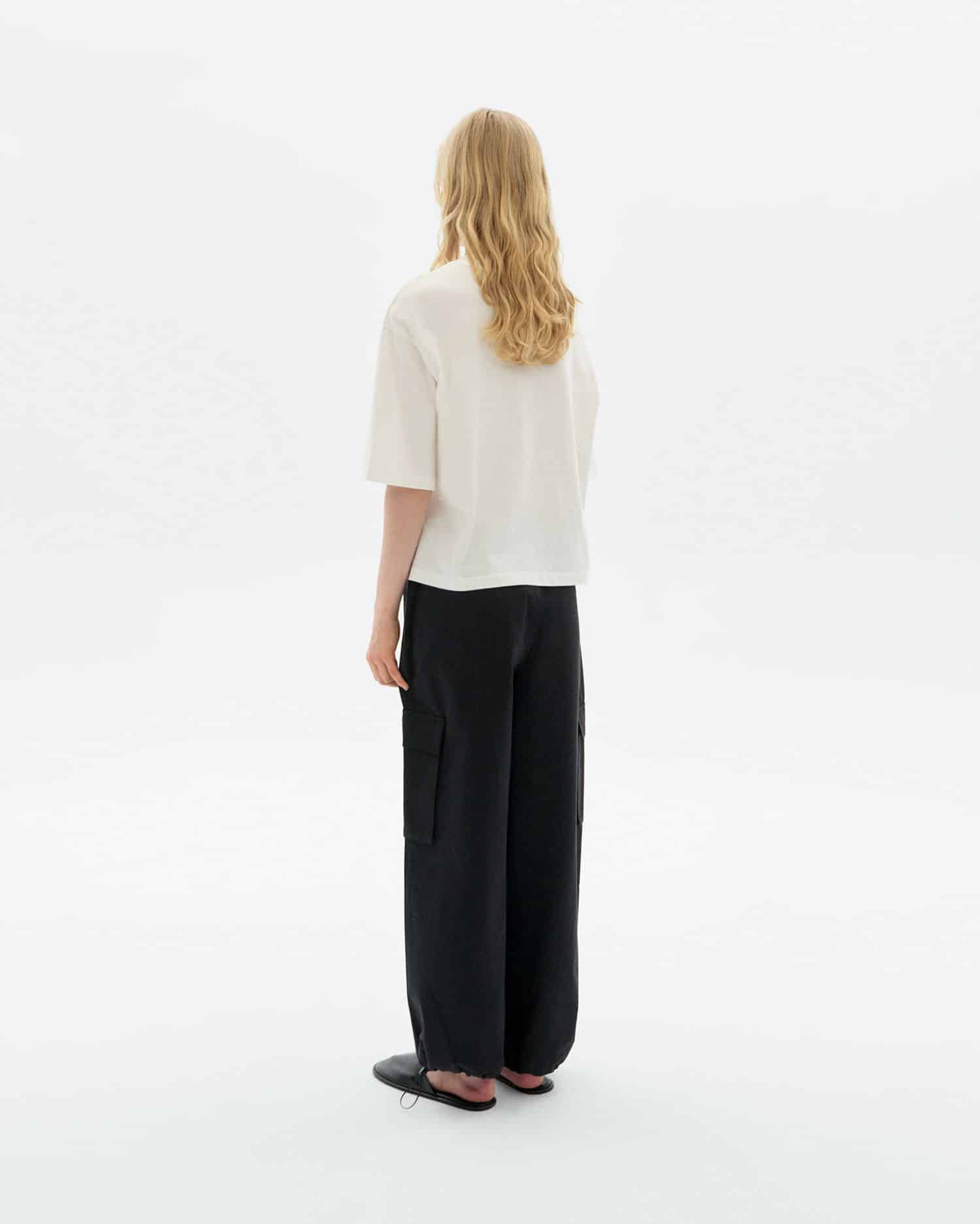Thinking Mu - Tomaquet Lena Tee - White
