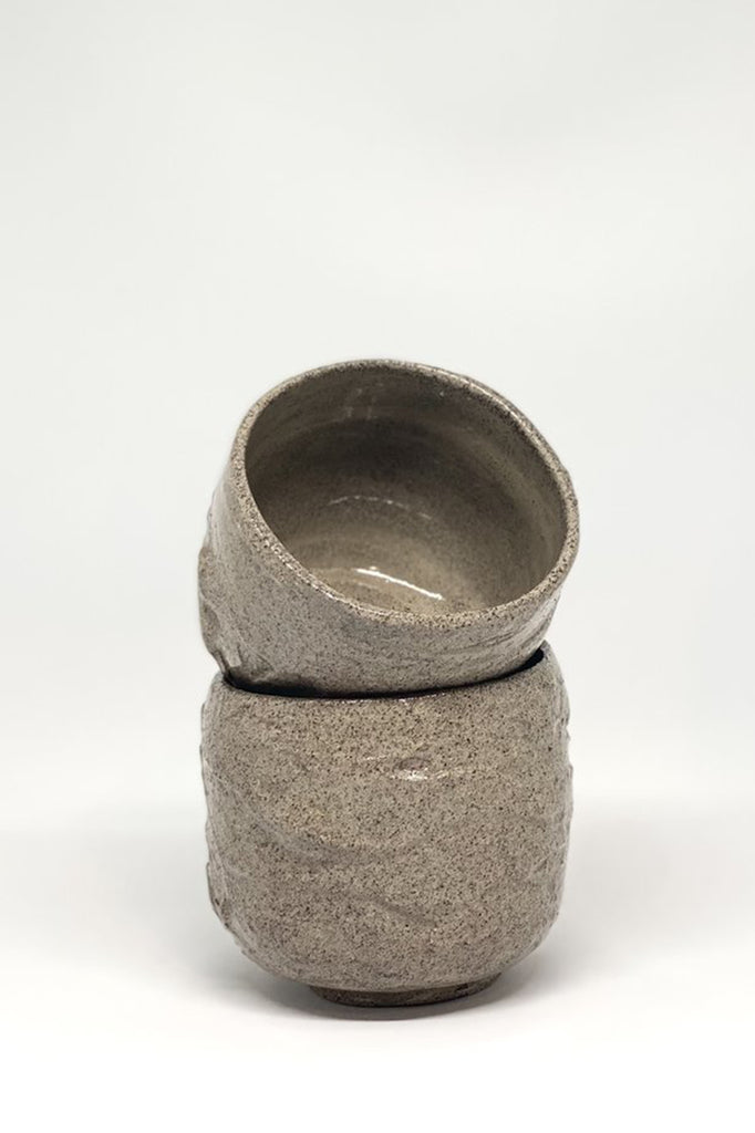 Slab Ceramics - Yunomi Cup- Grey Speckle