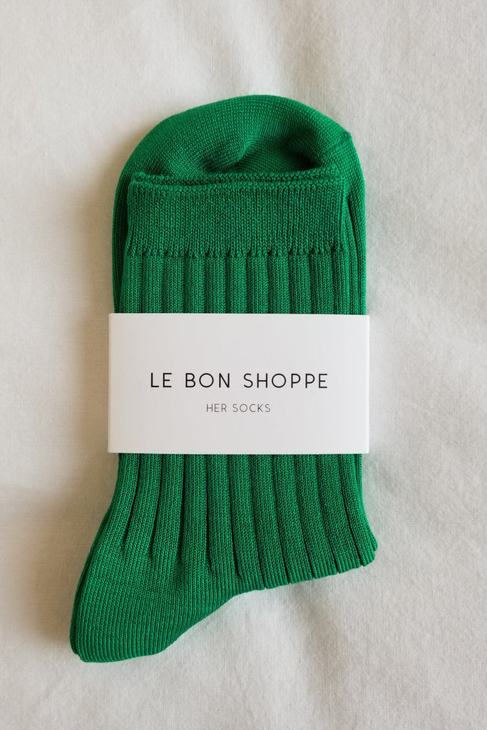 Le Bon Shoppe - Her Socks - Kelly Green