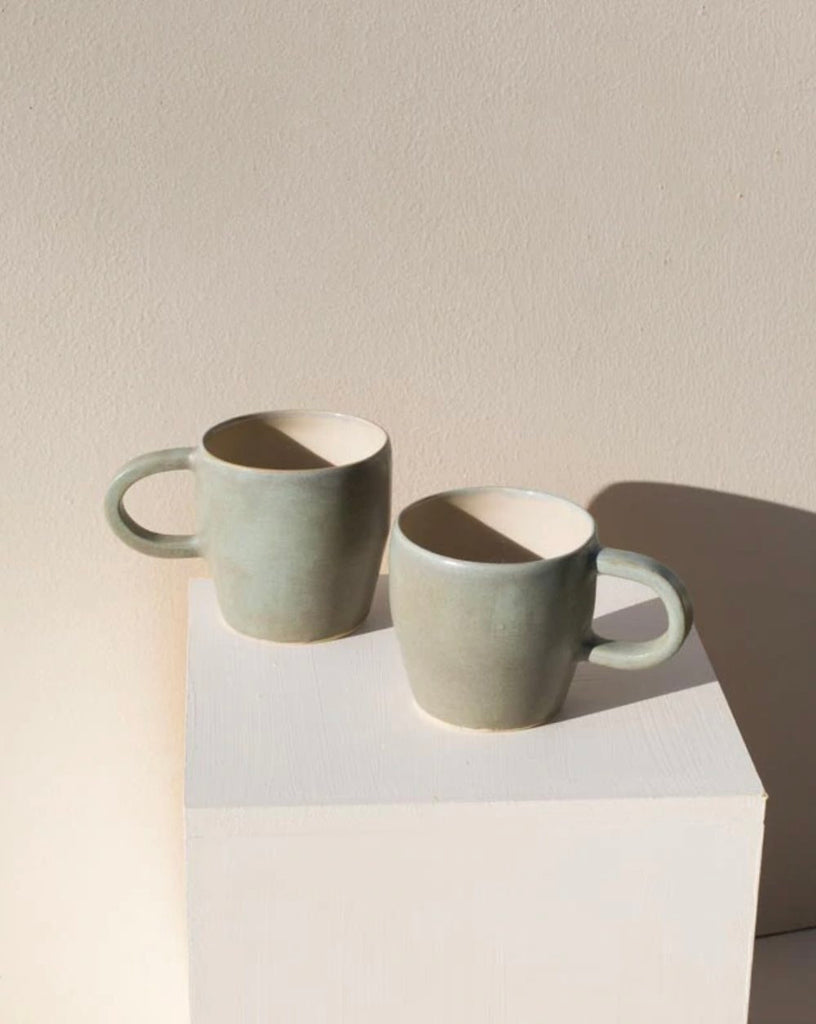 Slab Ceramics - Diner Mug - Basil Speckle