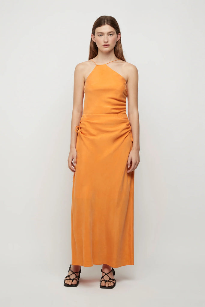 Friend of Audrey - Sabine Cupro Multi Tie Top - Tangerine