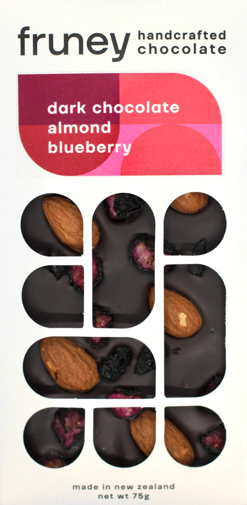 Fruney - Dark Chocolate, Almond & Blueberry Bar