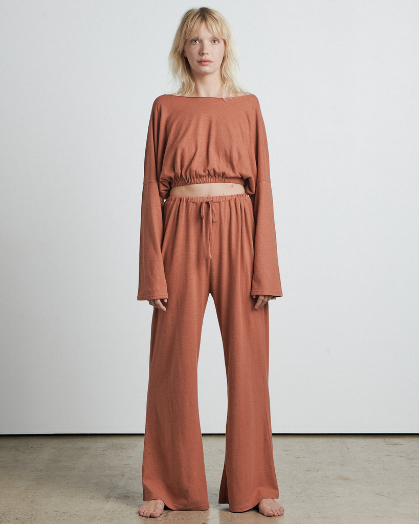 BARE - The Lounge Sweater - Terracotta